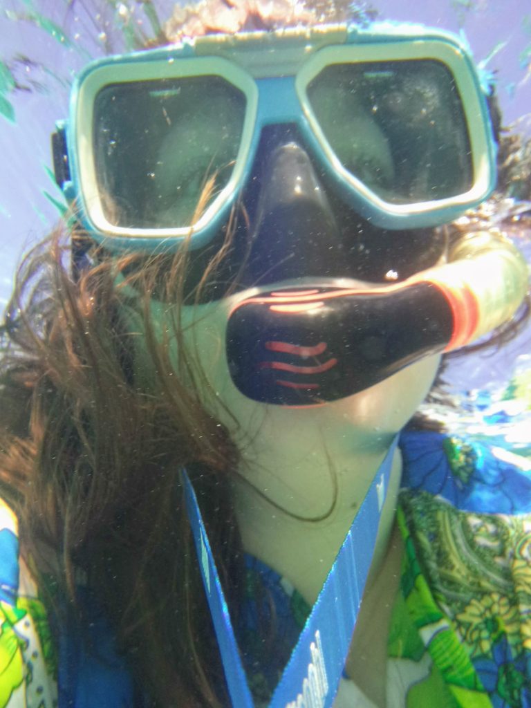 Underwater Selfie from snorkelling with turtles