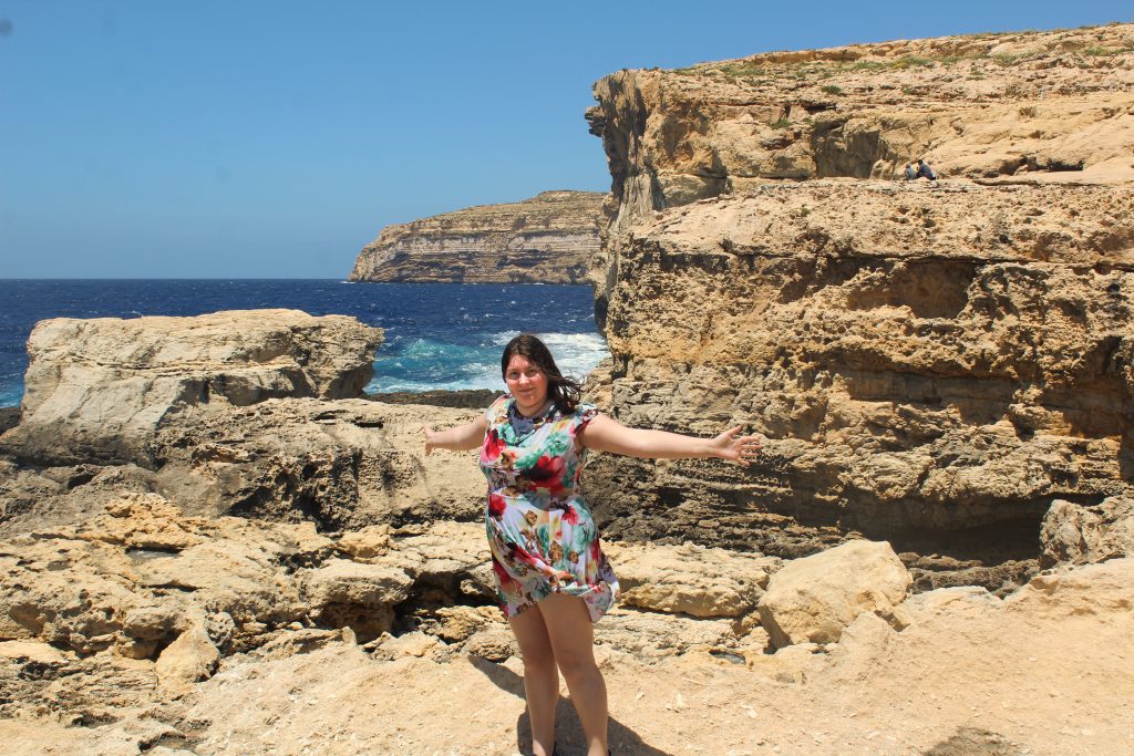 The remains of the Azure Window. Final stop on the Game of Thrones in Malta tour.