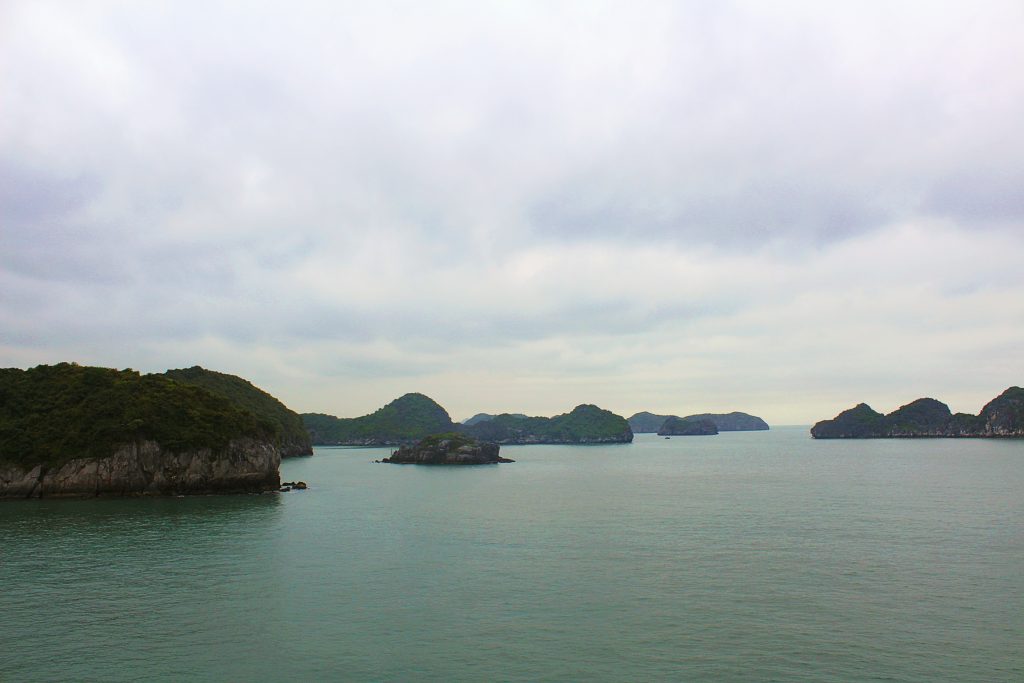 View of Lan Ha Bay from Cat Ba island