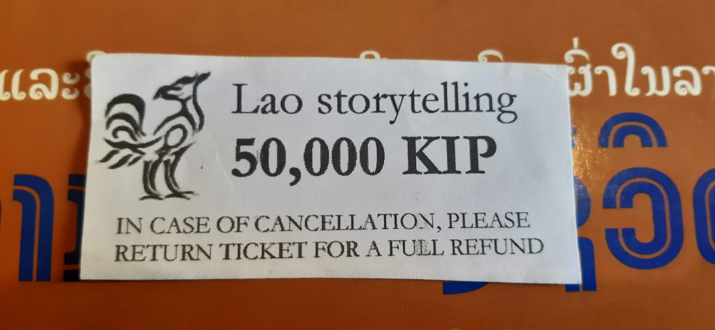 My Lao Storytelling ticket