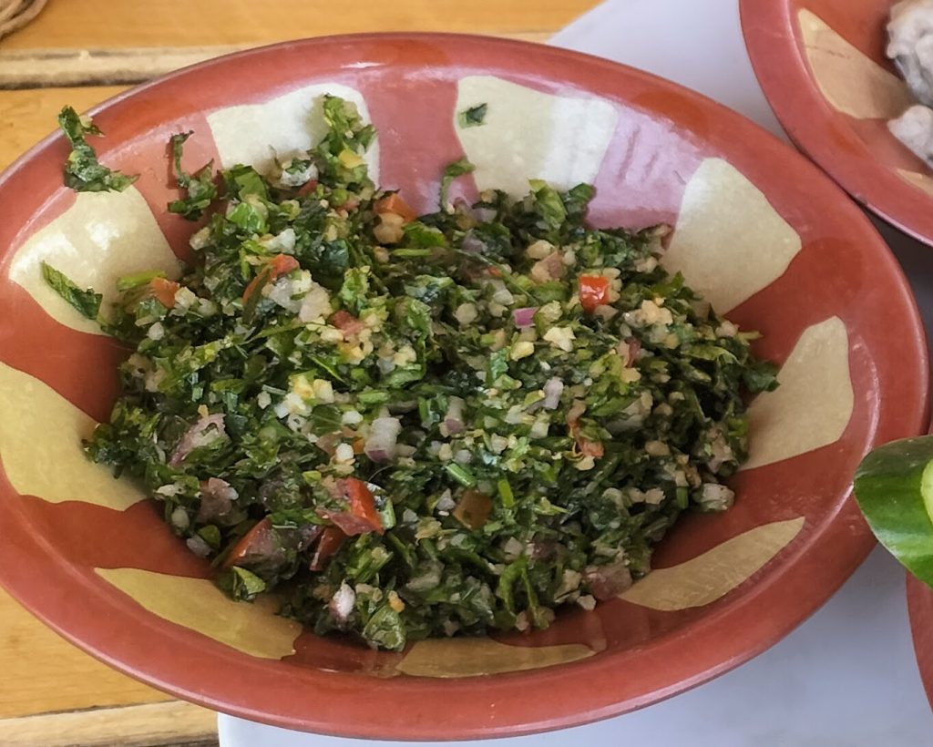Tabbouleh salad, yet another fantastic Egyptian dish you must try