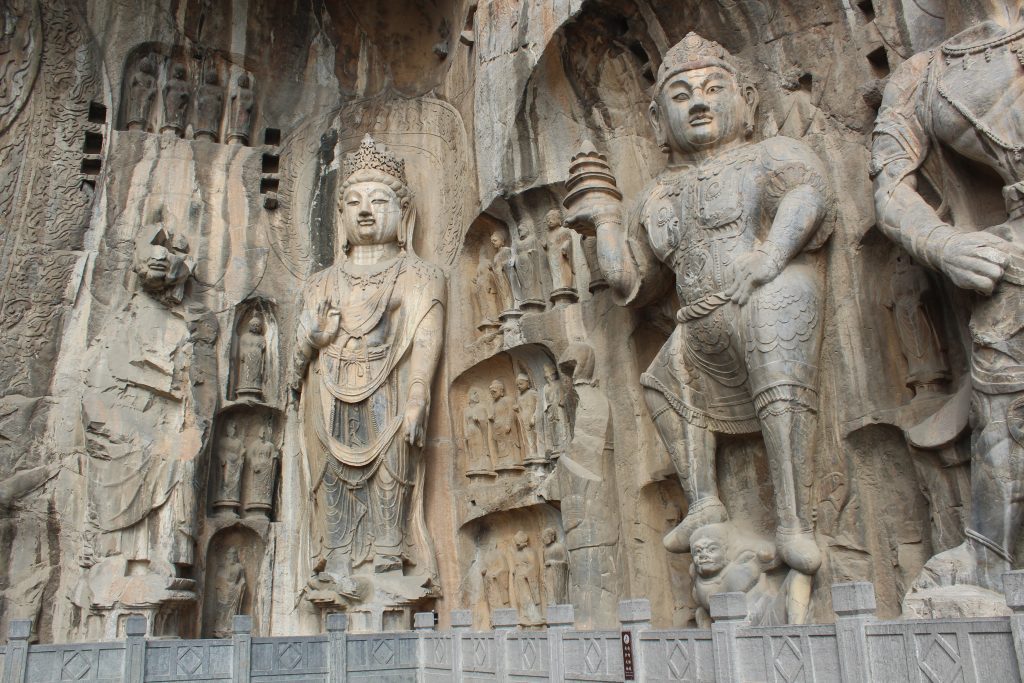 More giant statues at the Longmen Grottoes