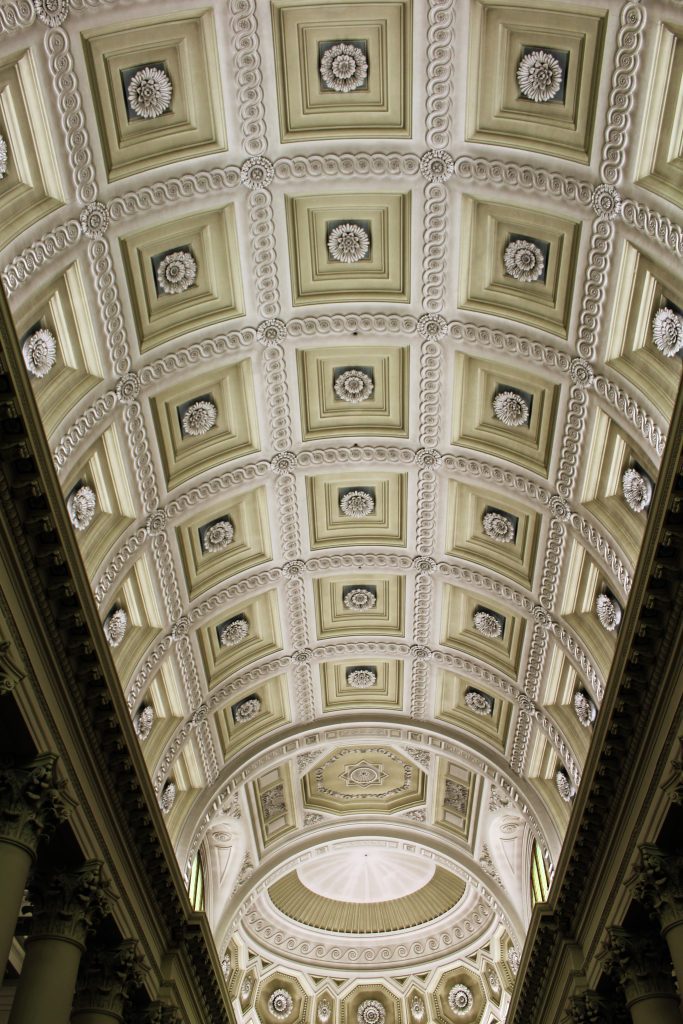 A photo of the ceiling of the Basilica di San Marino