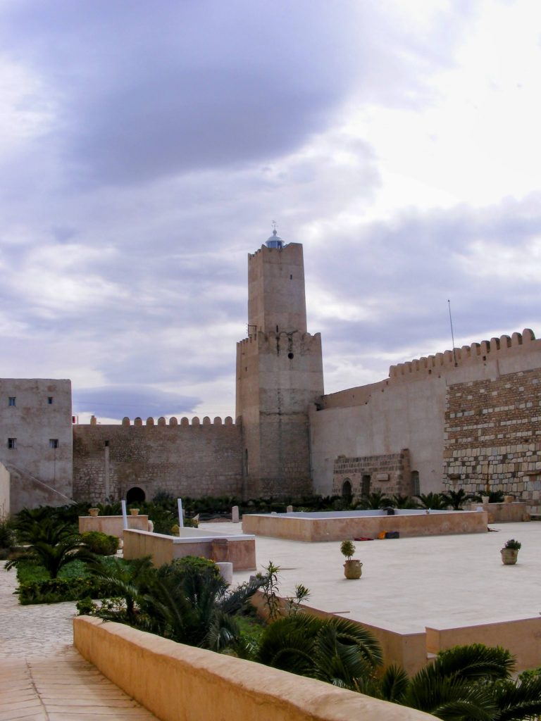 Photo of the courtyard of the Sousse Archaeological Museum
