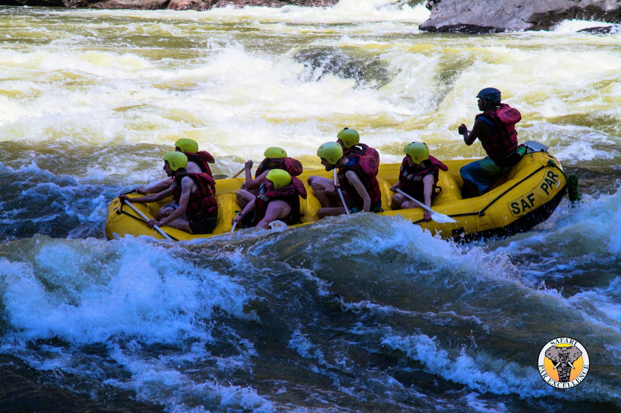 White Water Rafting at Victoria Falls